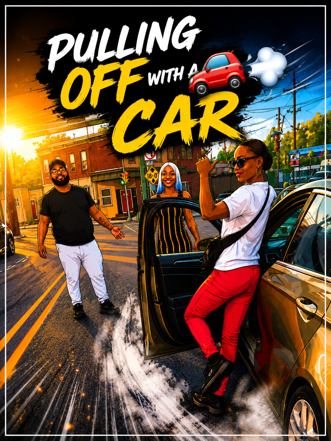 Pulling Off With A Car β ShoppingWithP street campaign